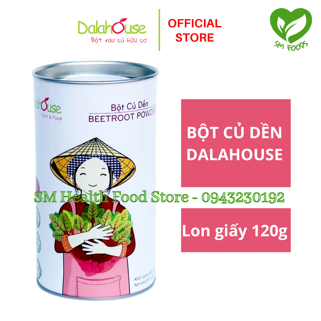 Bột củ dền hữu cơ sấy lạnh dalahouse 50g / 120g