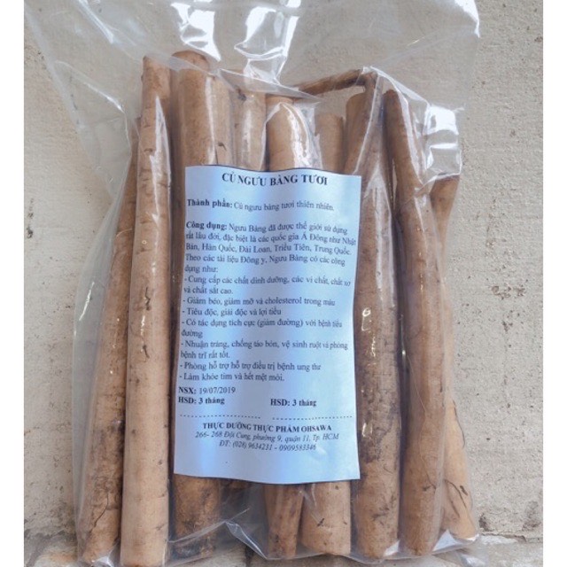 Củ Ngưu Bàng Tươi 1kg