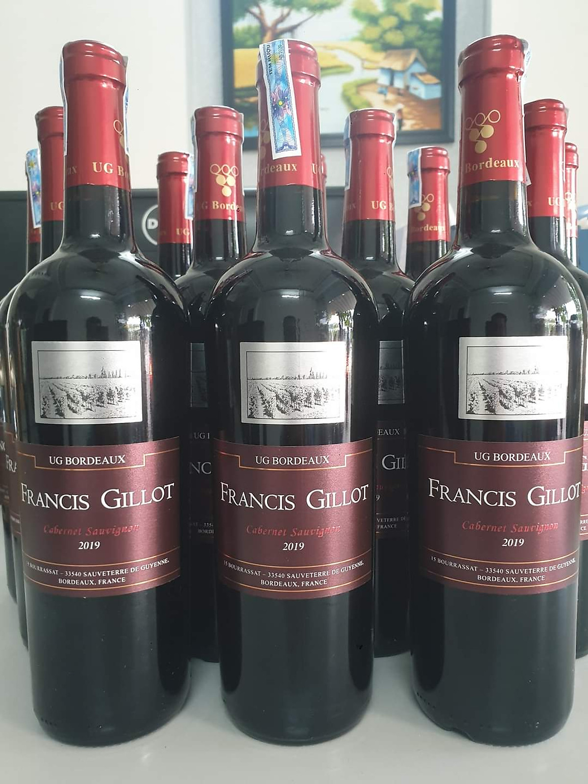 Vang francis gillot 750 ml