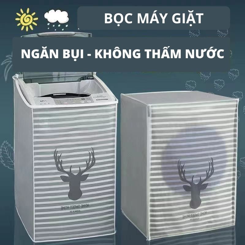 Bọc máy giặt cửa ngang,cửa trên áo trùm máy giặt chống thấm, túi che phủ máy giặt chống bụi