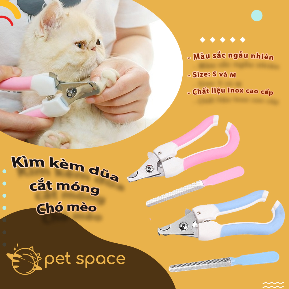 Kìm kèm dũa cắt móng chó mèo