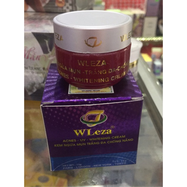kem wleza mụn thâm trắng da 15g