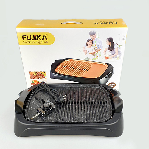 Bếp nướng điện cao cấp fujika fj-eg3620 công suất 2000w nướng cực nhanh dễ dàng vệ sinh - hàng chính hãng