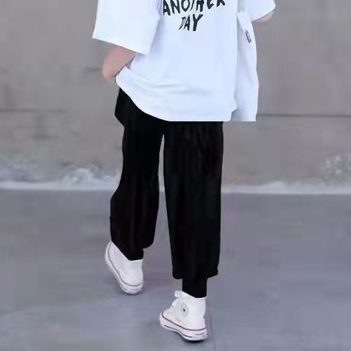 Set Đồ Mùa Hè 2 Món Gồm Áo Thun Cotton Tay Cộc Quần Cho Bé Gái Từ 3 Đến 4-5 Đến 6-7 Đến 8-9 Đến 10-11 - 12 Tuổi In Đầu 2022 Mới - 4