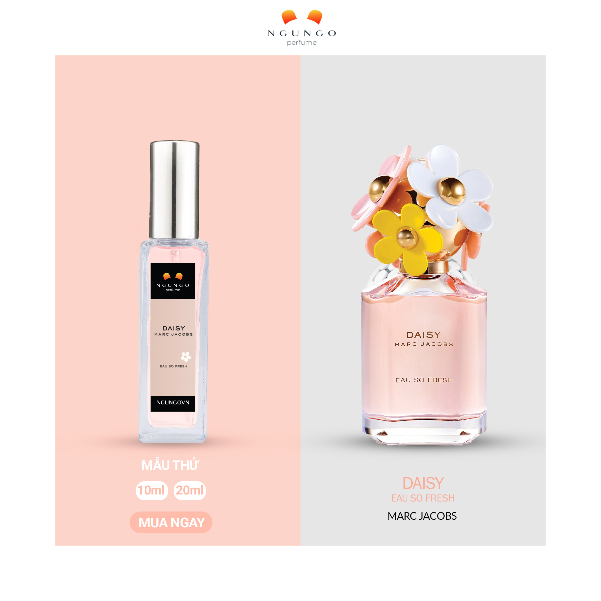 Nước hoa Daisy Eau so fresh dạng xịt nhỏ gọn