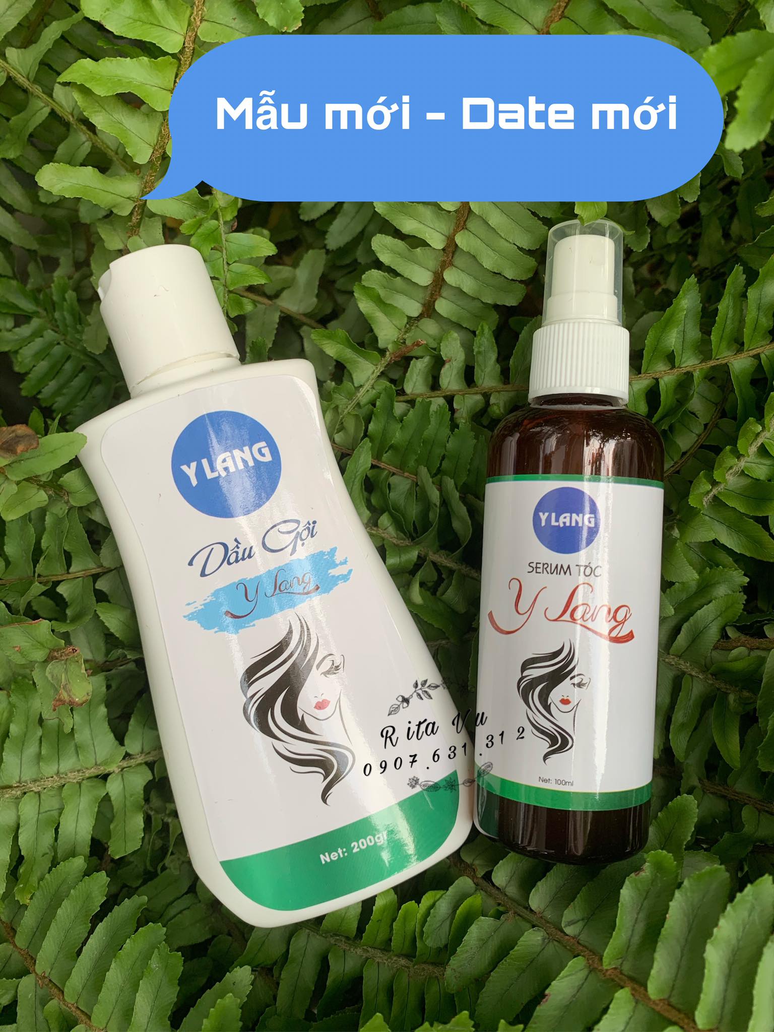 [HCM]Combo dầu gội 200ml + serum  kích thich mọc tóc Y Lang 100ml