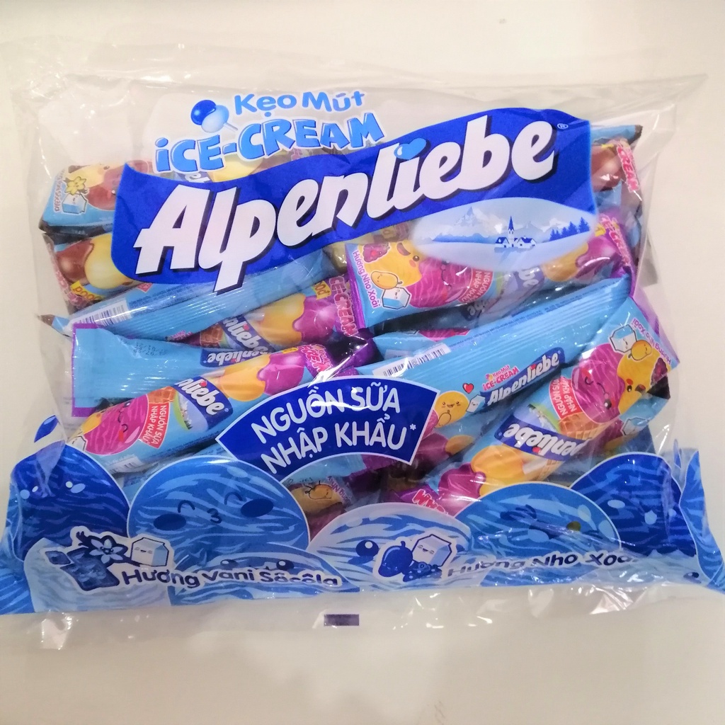 Gói 32 que - Kẹo Mút Ice Cream Alpenliebe Hương Hỗn Hợp