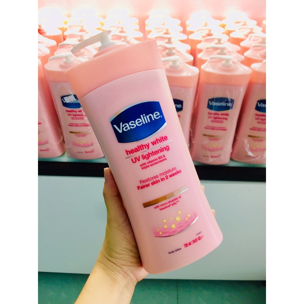 Sữa dưỡng thể Vaseline Healthy White UV Lightening 725ml