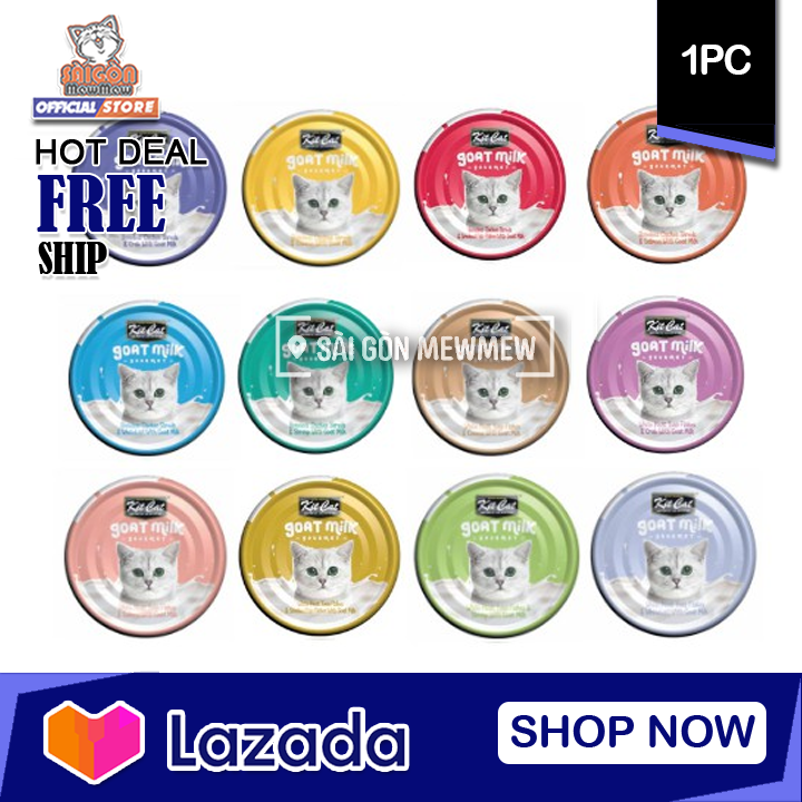 Pate cho mèo kitcat sữa dê 70gr