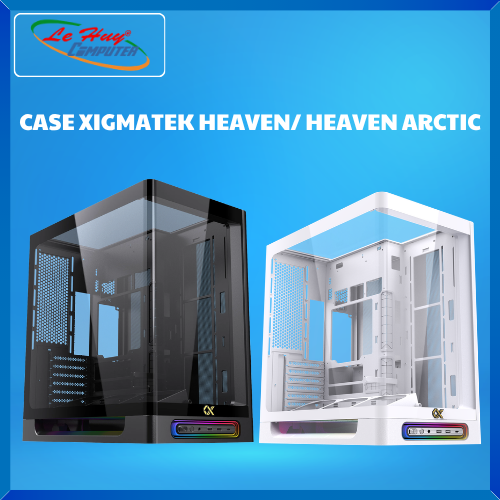 Vỏ Máy Tính - Case XIGMATEK HEAVEN (EN49873)/ HEAVEN ARCTIC (EN49880) - Hàng Chính Hãng