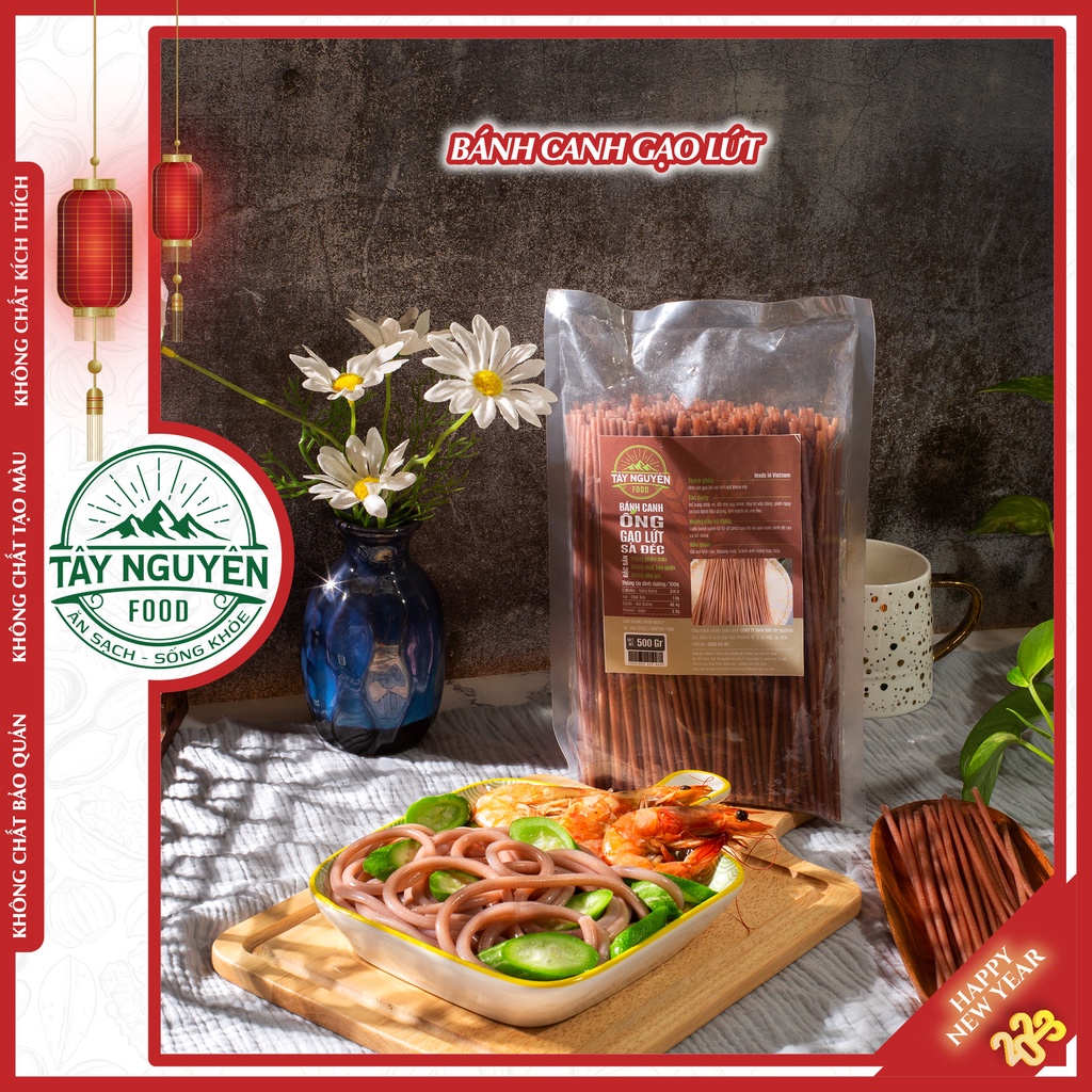 Bánh canh gạo lứt, thực phẩm eat clean 0.5kg