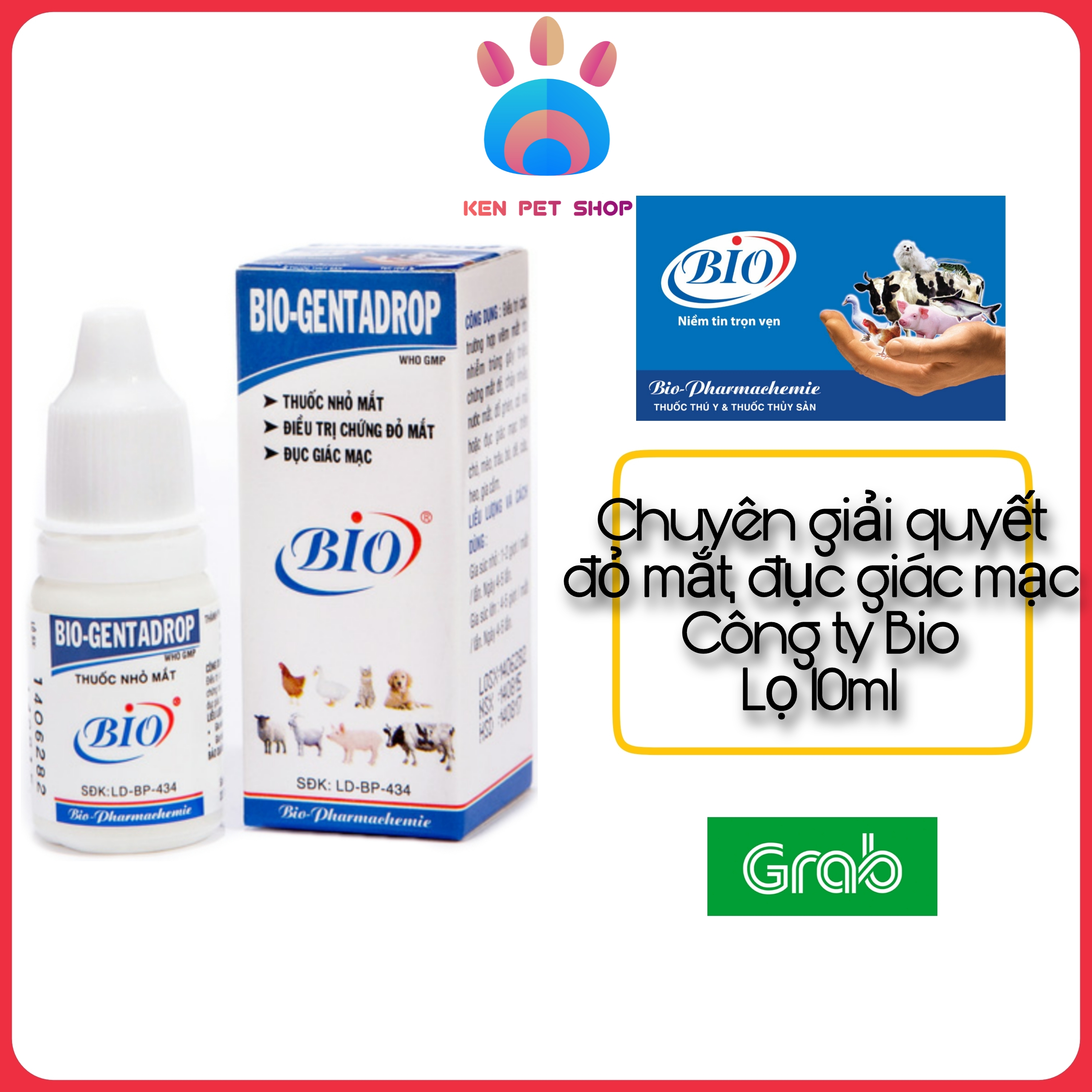 Dung dịch nhỏ mắt cho thú cưng