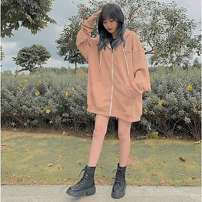 Áo khoác hoodie nữ chất nỉ bông mềm mịn, cực cute hot trend tp