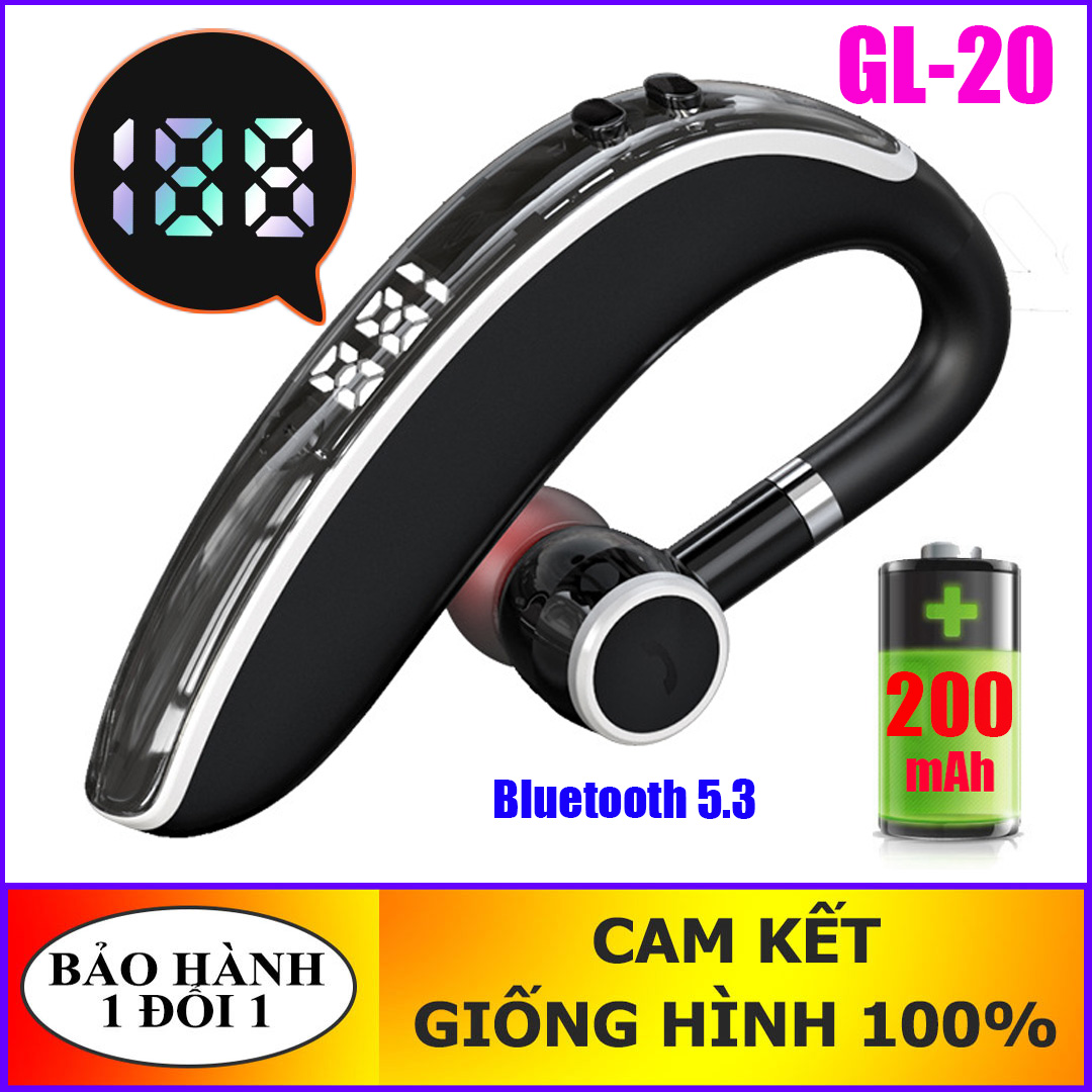 Tai nghe bluetooth 5.3 siêu bass GL20 Sạc Type-C Nghe Nhạc Đàm Thoại Cực Tốt