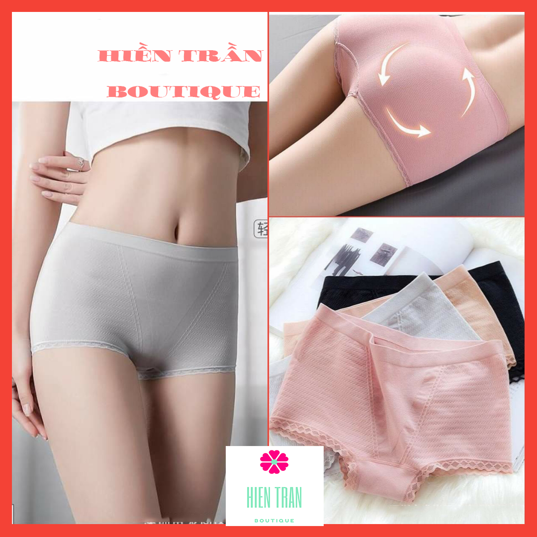Quần lót nữ mặc váy kháng khuẩn y tế định hình nâng mông-hientranboutique