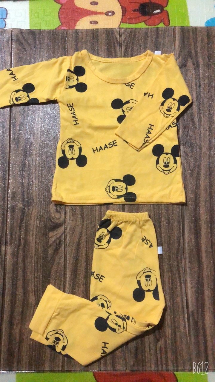 Bộ dài tay micky cho bé từ 8-18kg