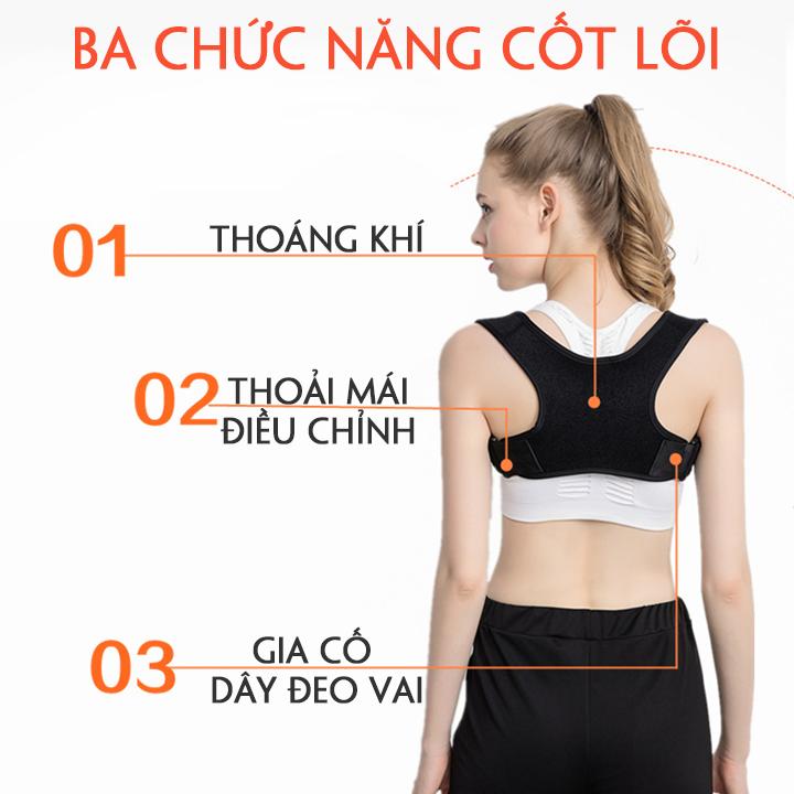 Đai - Dây Đai Chống Gù Lưng Hiệu Quả - Đai Chống Gù Lưng Không Thấm Nước Dùng Cho Mọi Lứa Tuổi