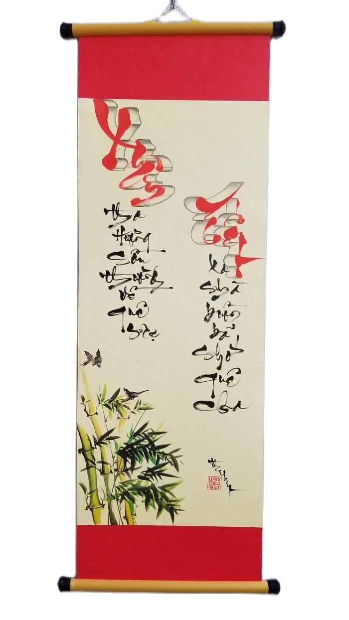 Thư pháp ngày tết. Tranh trang trí tết. Quà biếu tết.