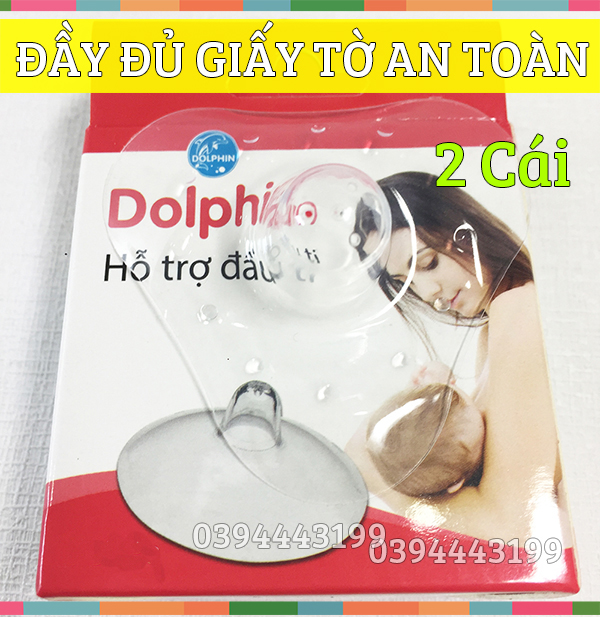 Hỗ Trợ Đầu Ty (Trợ ty) Silicone cho mẹ Dolphin | DP030