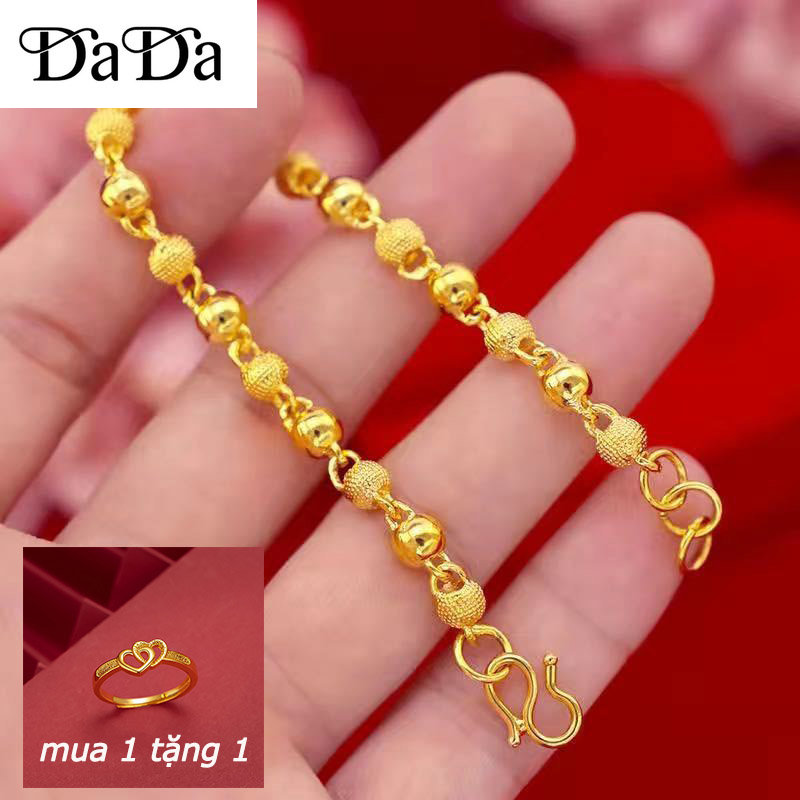 Vòng tay vàng thật 18k 100% làm quà tặng thời trang cho nữ