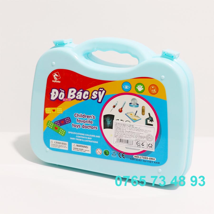 Đồ chơi trẻ em Vali Bác Sỹ cho bé từ 3 - 5 tuổi LT503-09, đồ chơi bác sĩ
