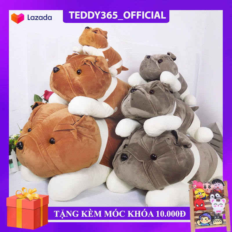 Gấu Bông Chó Ngao Mặt Xệ, Gấu Bông Chó Pug Mặt Xệ, Gối Ôm Chó Mặt Xệ, Quà Tặng Ý Nghĩa