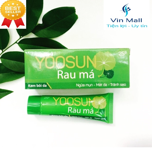Kem Yoosun Chiết Xuất Rau Má 25g Giúp Ngừa Mụn Xóa Mờ Thâm Nám Hiệu Quả
