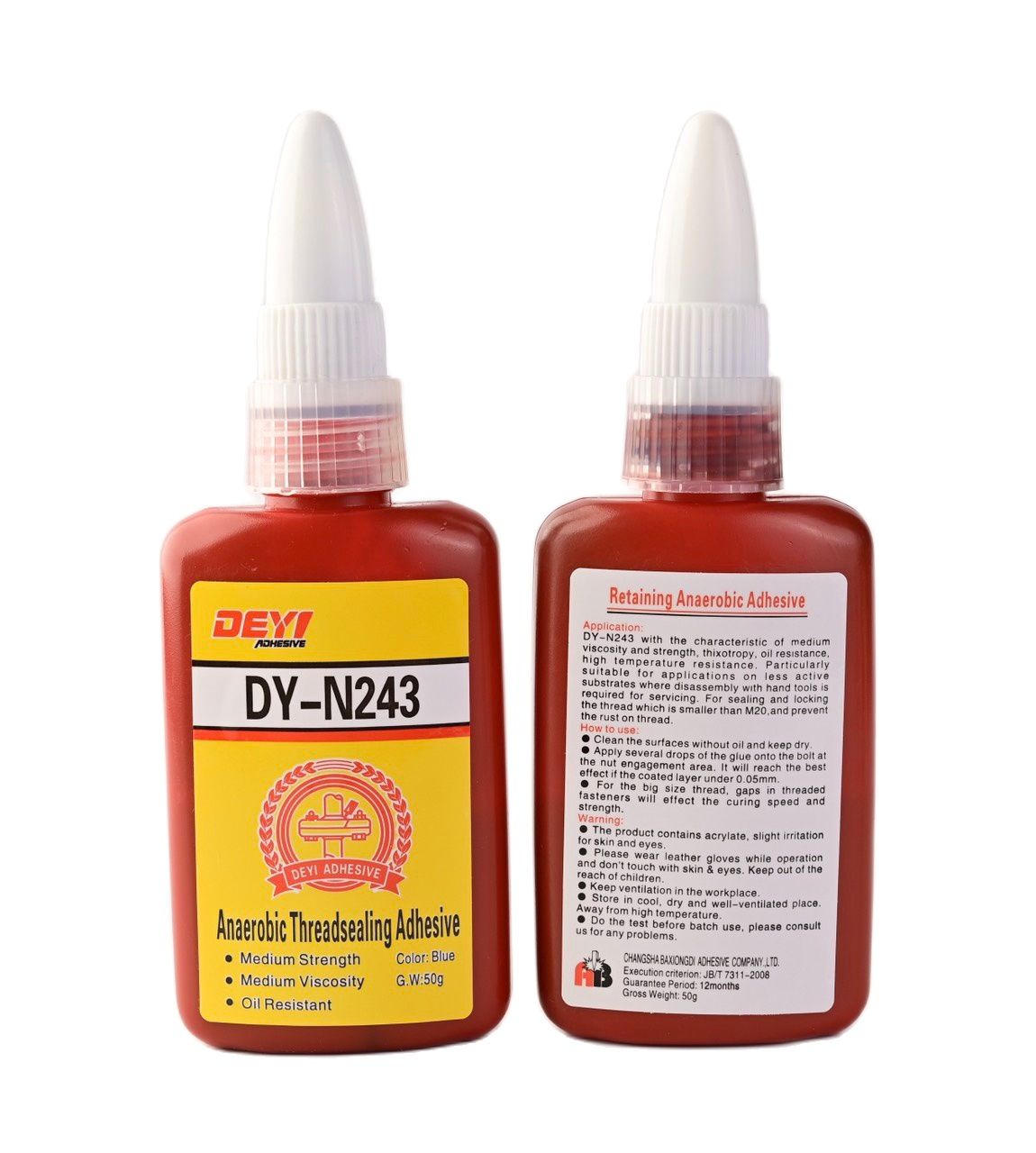 Keo khóa ren, keo chống tháo bulong threadlocker - deyi/ x'traseal