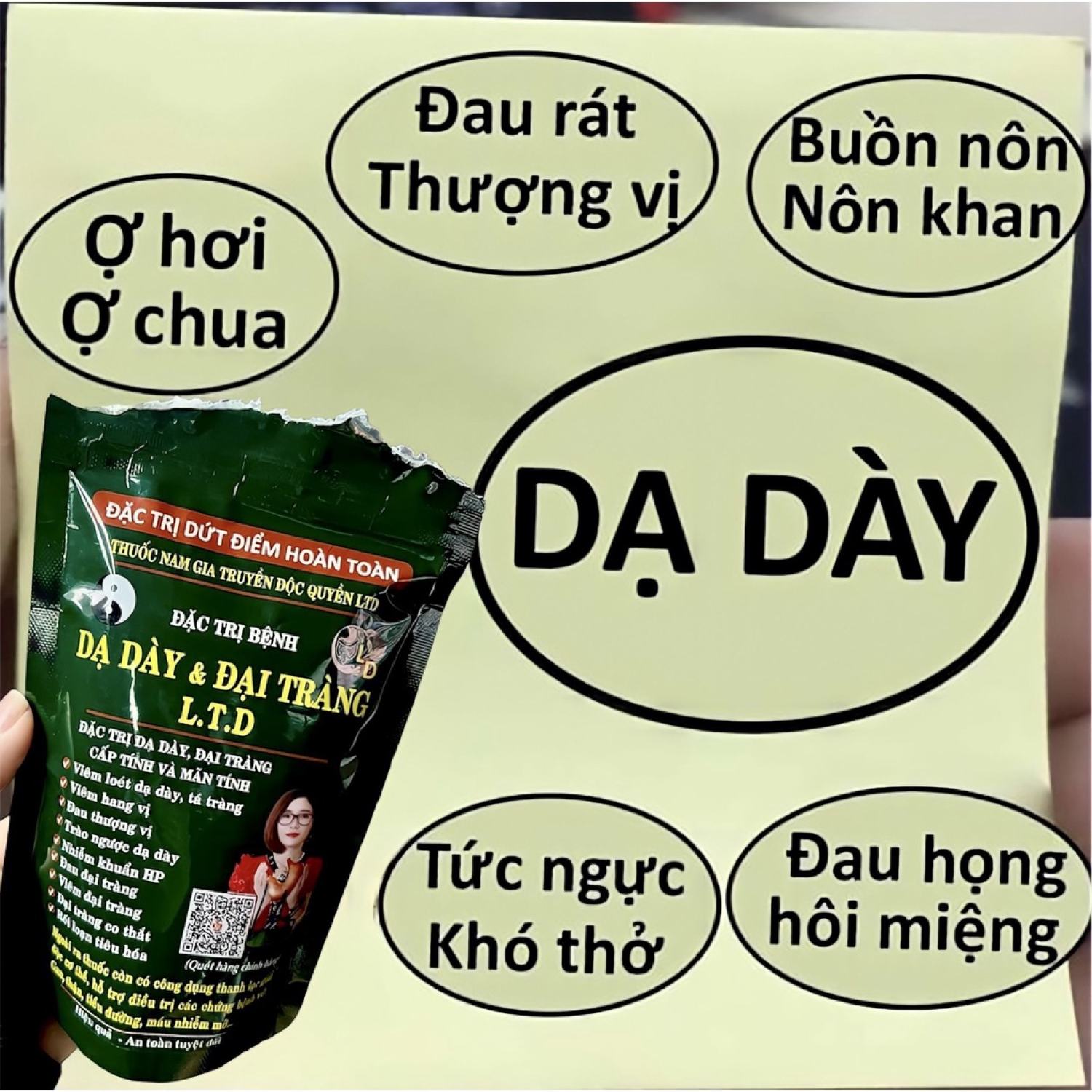 Viên Uống Dạ dày đại tràng LTD, L.T.D Lò Thị Dịu