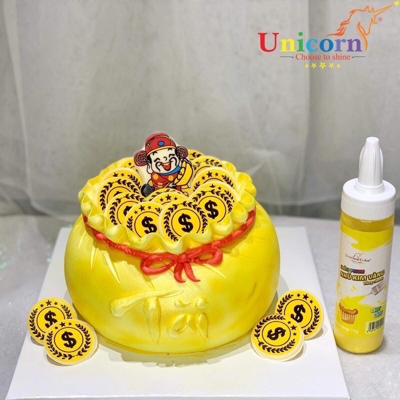 Bột màu nhũ kim vàng kim đồng 10g