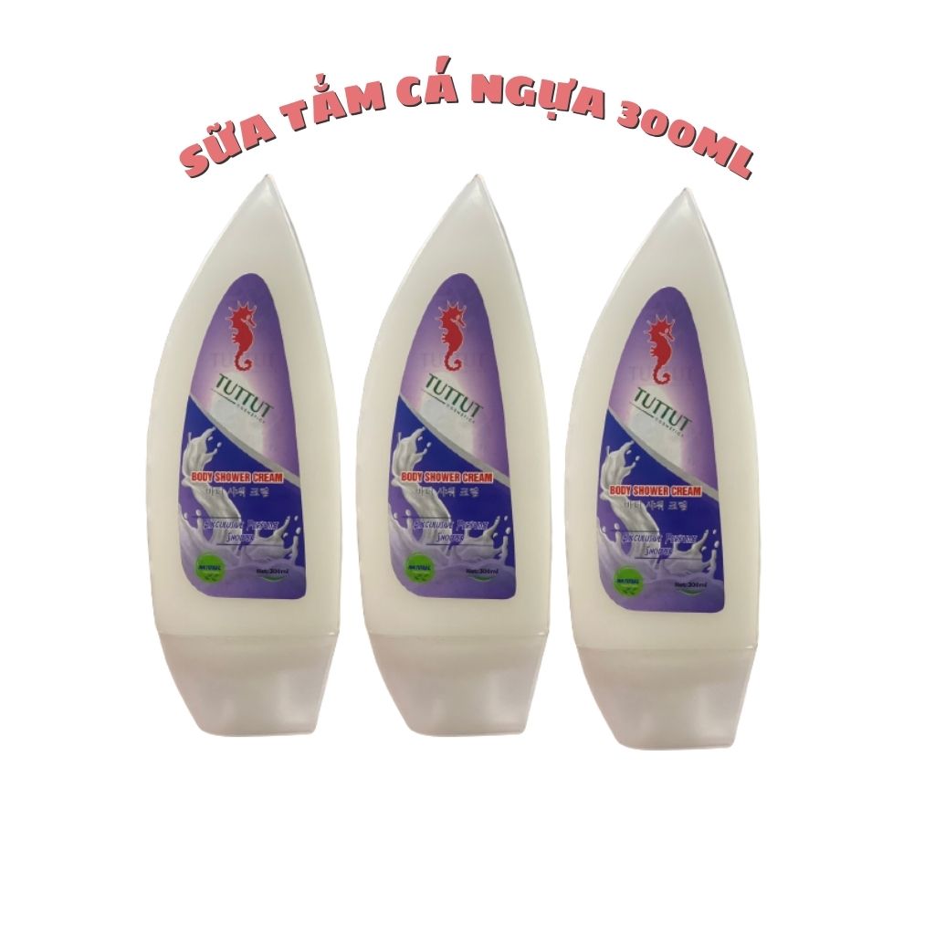 Sữa tắm cá ngựa tuttut body shower cream 300ml