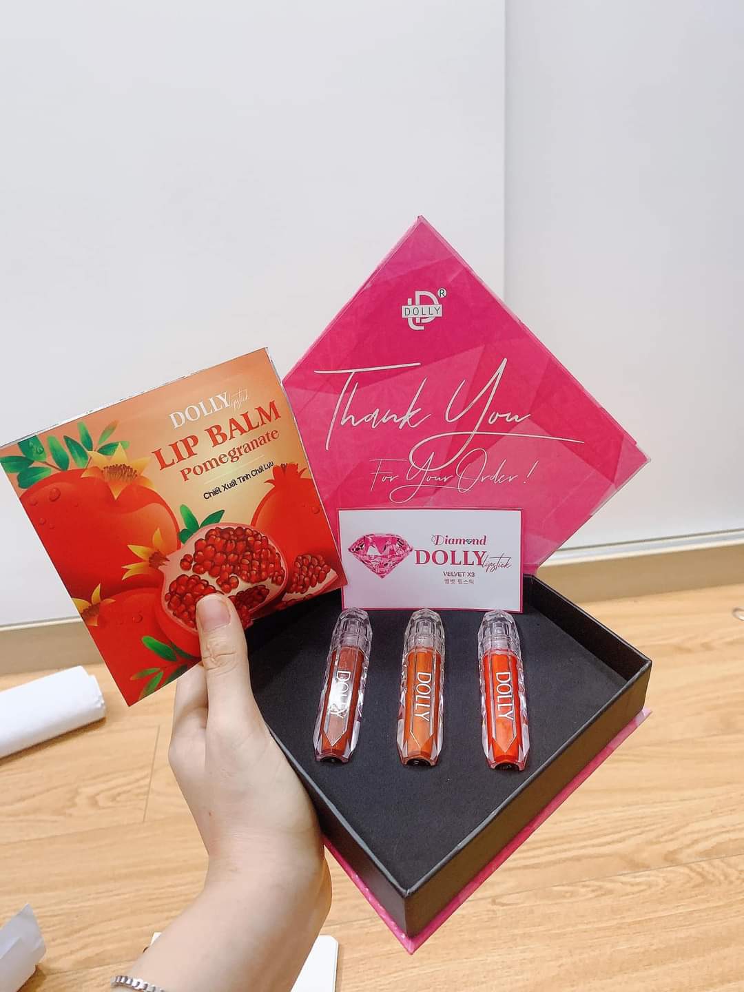 Set 3 son diamond( tặng son dưỡng) <inbox shop chọn màu nhé>