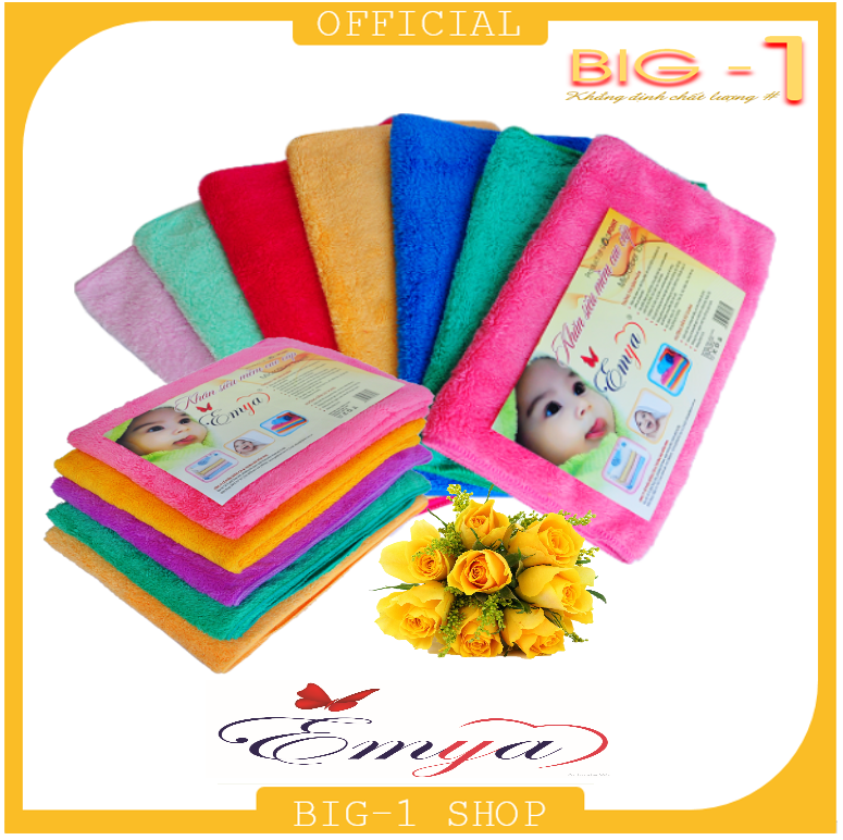 Khăn siêu mềm trẻ em cao cấp EMYA 30×30