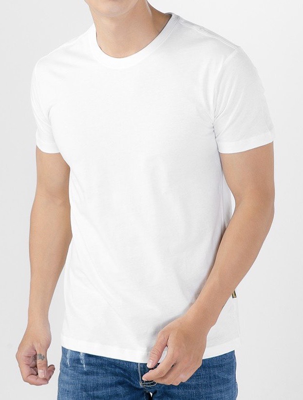 HCM ÁO THUN CỔ TRÒN CO DÃN 4 CHIỀU FROM ÔM BODY TRƠN GIÁ SĨ ACT02