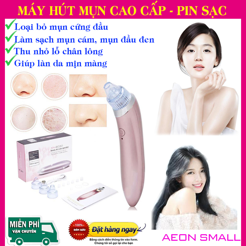 Máy Hút Mụn Đầu Đen, May Hut Mun, Máy Hút Mụn Ẩn Dưới Da, May Hut Mun Dau Den.[HÀNG NHẬP KHẨU] LOẠI BỎ MỤN, TÁI TẠO DA, SE KHÍT LỖ CHÂN LÔNG. GIAO HÀNG TOÀN QUỐC + TẶNG KÈM 01 KHUYÊN MÓC ĐIỆN THOẠI.