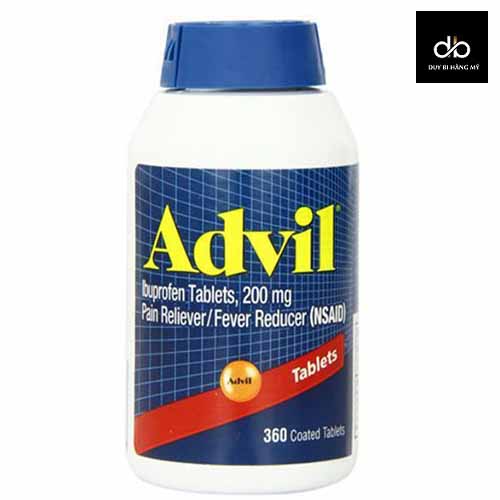 [HÀNG MỸ 100%] Thuốc giảm đau Advil 360 viên