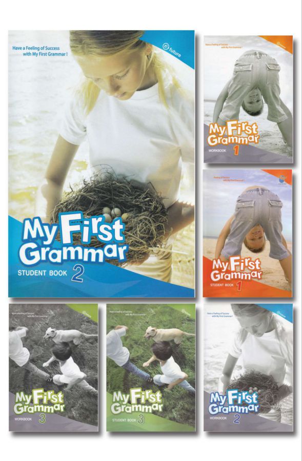 Trọn bộ my first grammar 1,2,3 student's book + workbook