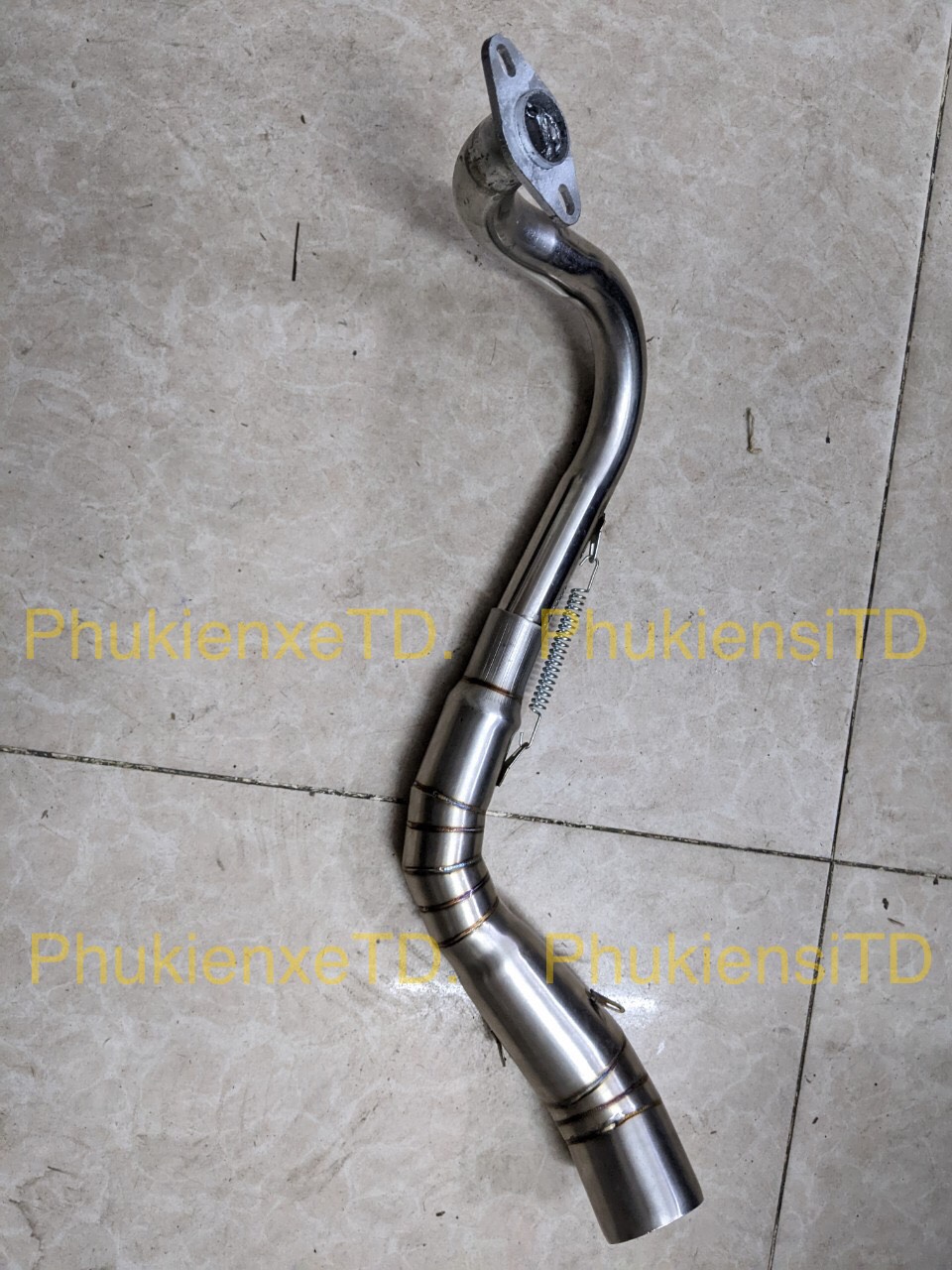 Cổ pô 2 khúc vario gắn lon nlk