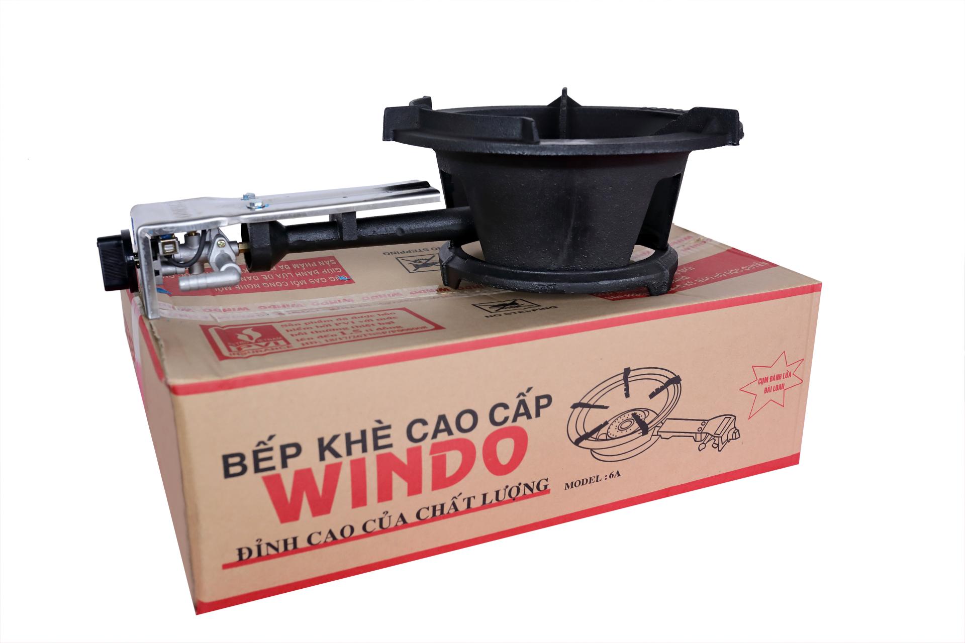 Bếp công nghiệp windo 6a-bếp khè-ngọn lửa xanh-mạnh-hàng chính hãng