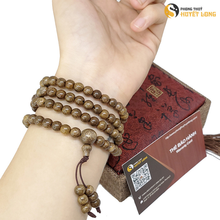 Vòng Tay Trầm Hương 108 Hạt, Chuỗi Hạt Trầm Hương Nam Nữ, Vòng Tay Chuỗi Hạt Phong Thủy, Tràng Hạt Trầm Hương