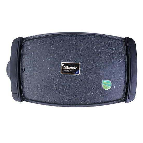 Vỉ nướng điện phủ đá hoa cương lock&lock ejg211blk 1800w km chính hãng, bảo hành 12 tháng