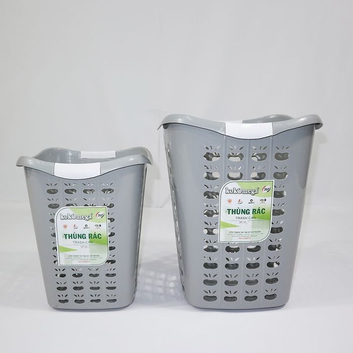 [Giảm giá] Sọt Đựng Rác Trái Táo Thoáng Khí (18L, 12L)