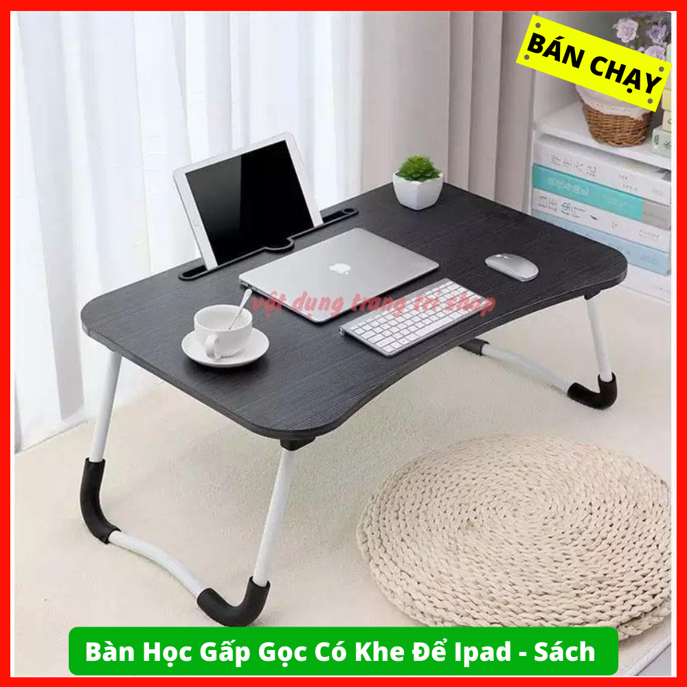 Bàn Hoc Có Khe Cắm Ipad, Bàn Học Gấp Gọn Tiện Lợi