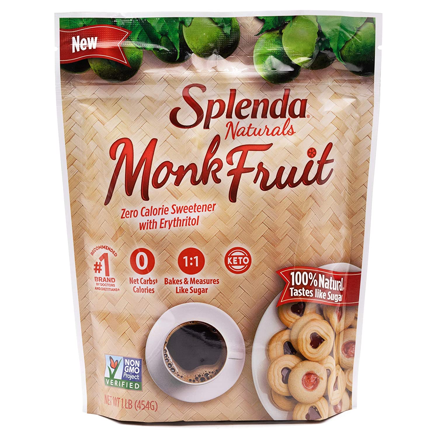 Đường ăn kiêng Splenda la hán quả 100g dùng thử tách lẻ từ túi 1.36kg