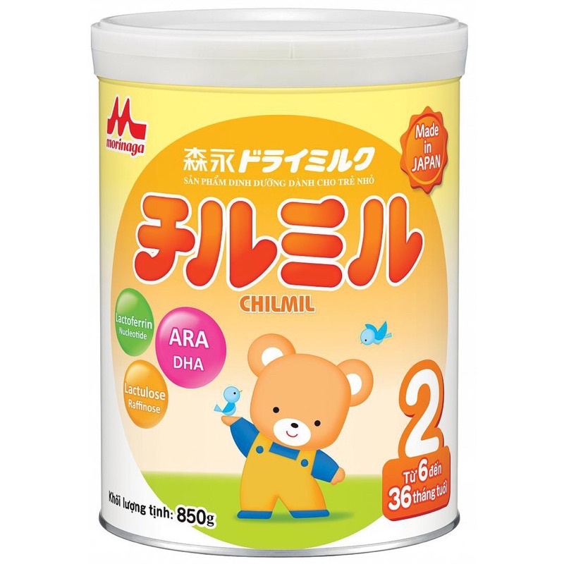 Sữa morinaga số 1,2-850g, 320g tách đai