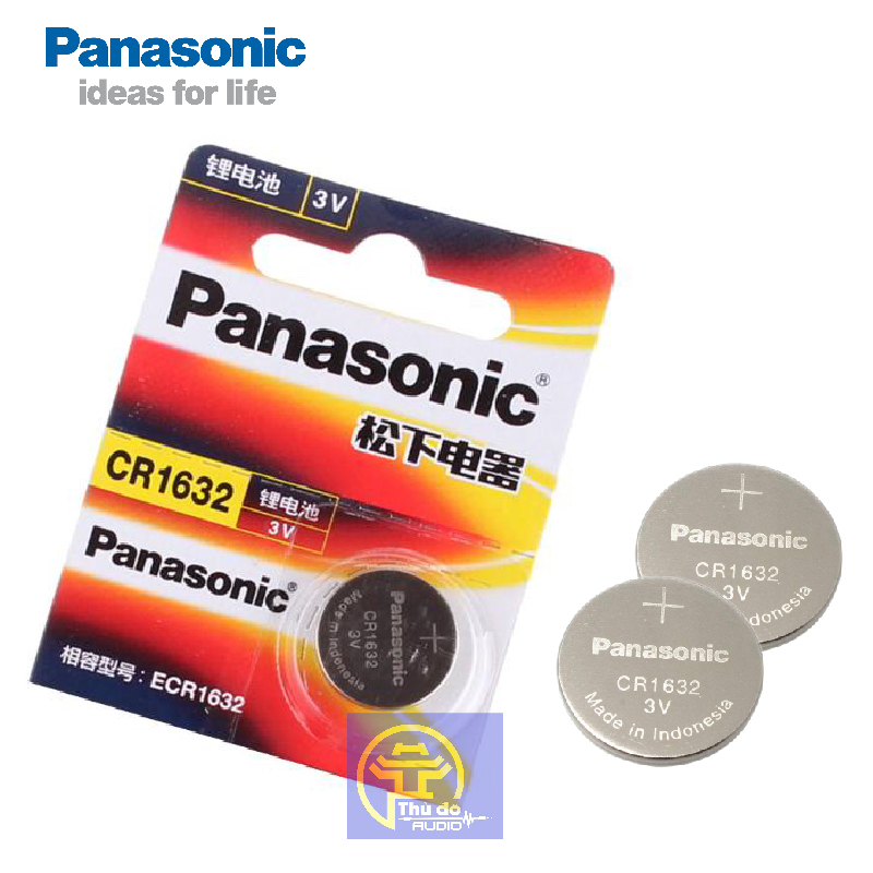 01 viên Pin cúc Panasonic CR1632 - Panasonic Lithium 3V