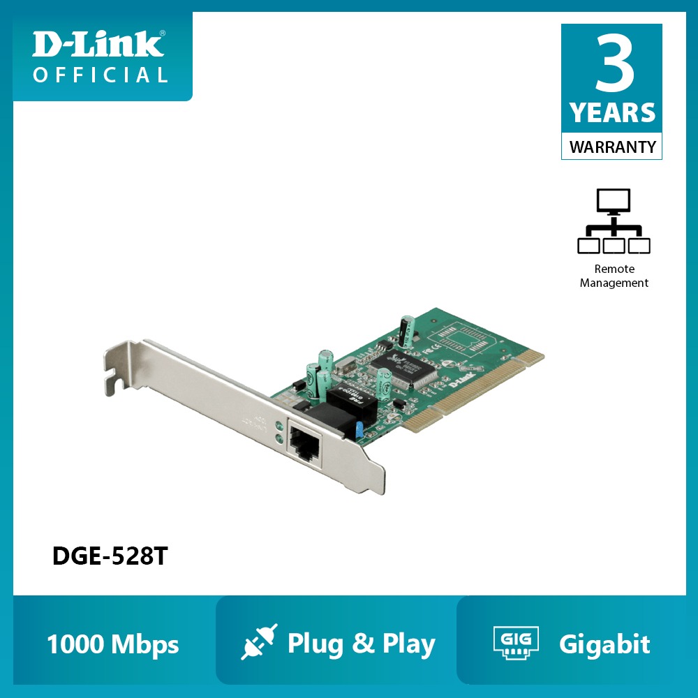 D-link dge-528t - card mạng pci gigabit ethernet
