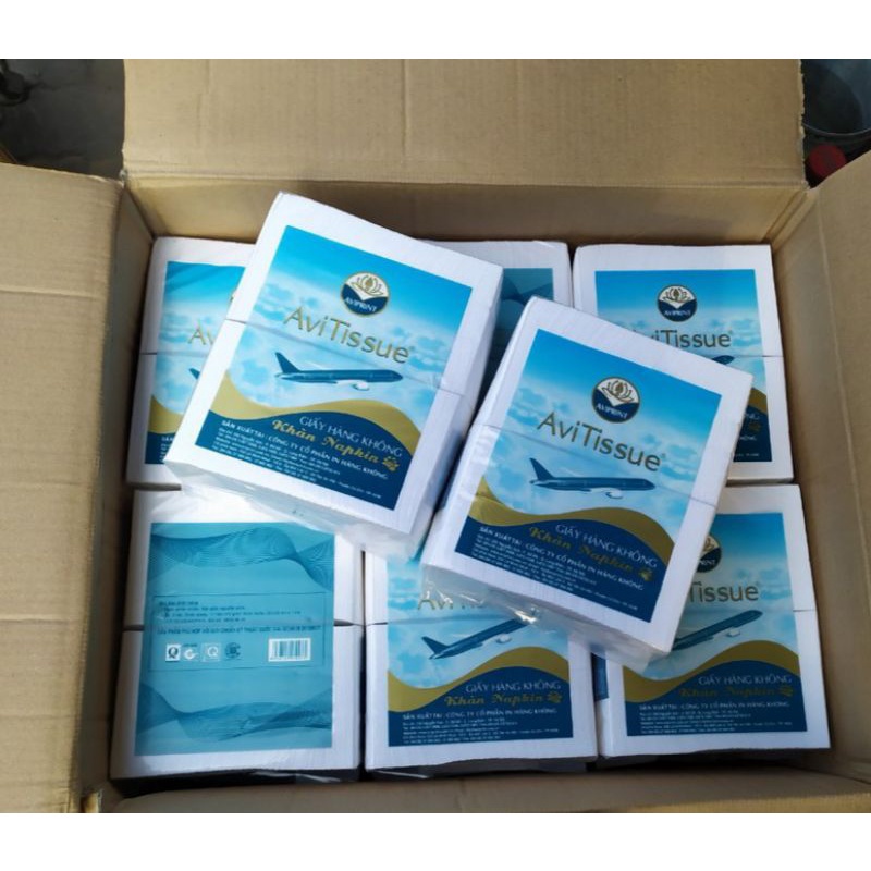 Giấy ăn cân hàng Không Napkin vuông 2 lớp bịch loại 1kg