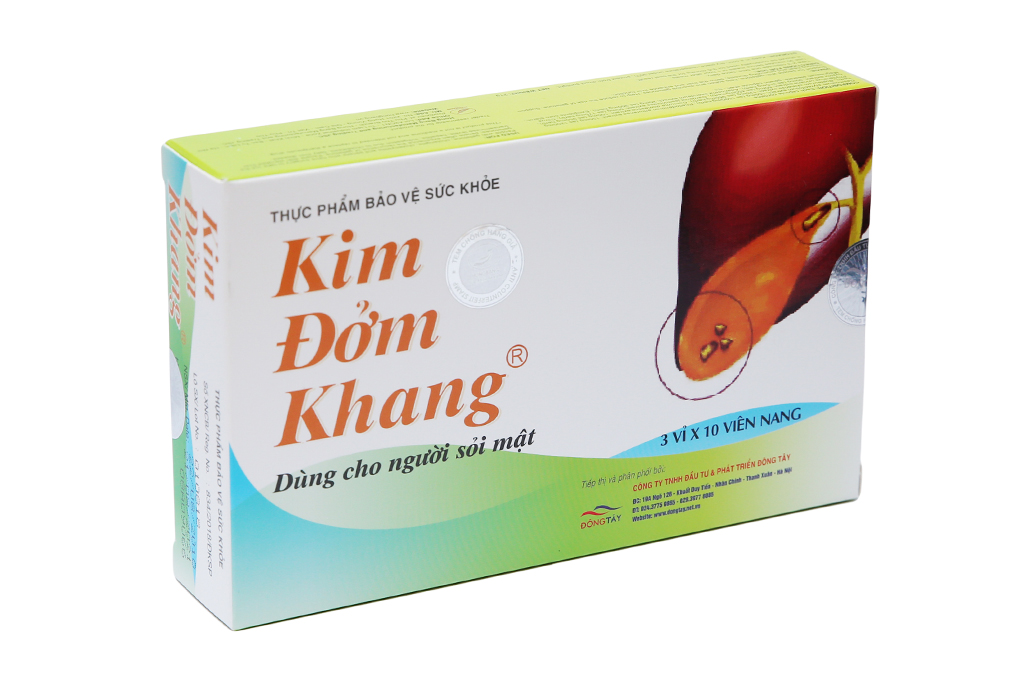Hỗ trợ giúp làm mềm sạn sỏi và bài sỏi mật kim đởm khang 30 viên