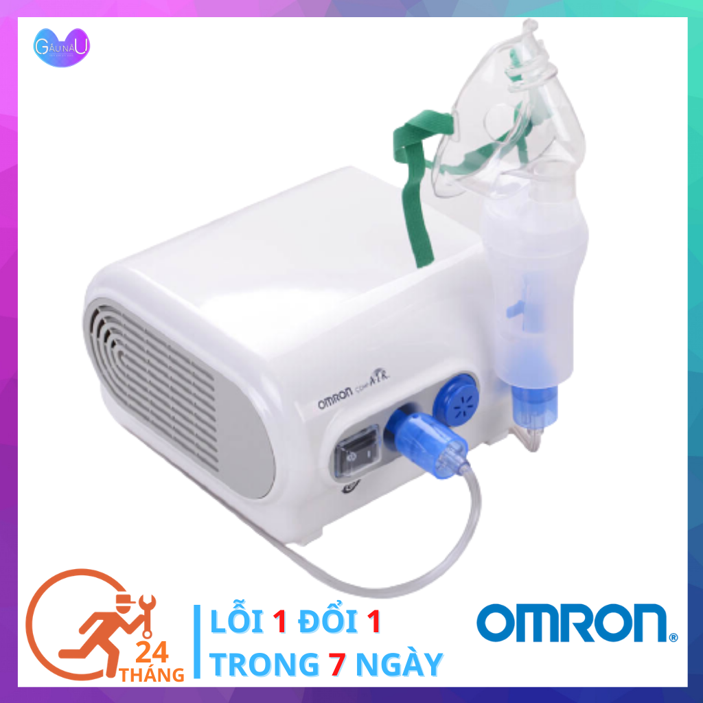 Máy XÔNG Mũi Họng OMRON NE-C28 ( Trắng ) - Máy Xông KHÍ DUNG Thương Hiệu Nhật Bản Bảo Hành 24 Tháng